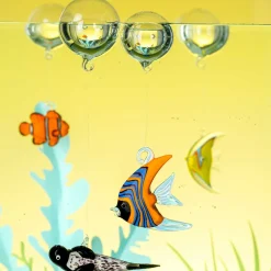 Fisch MARE 6 cm orange/blau*LEONARDO Hot