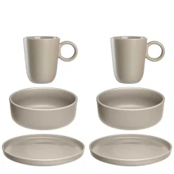 Geschirrset ROMA beige 6-teilig*LEONARDO New