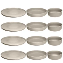 Geschirrset ROMA beige 12-teilig*LEONARDO Clearance