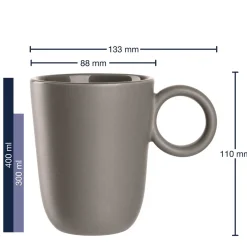 Geschirrset ROMA taupe 6-teilig*LEONARDO New