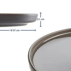 Geschirrset ROMA taupe 12-teilig*LEONARDO