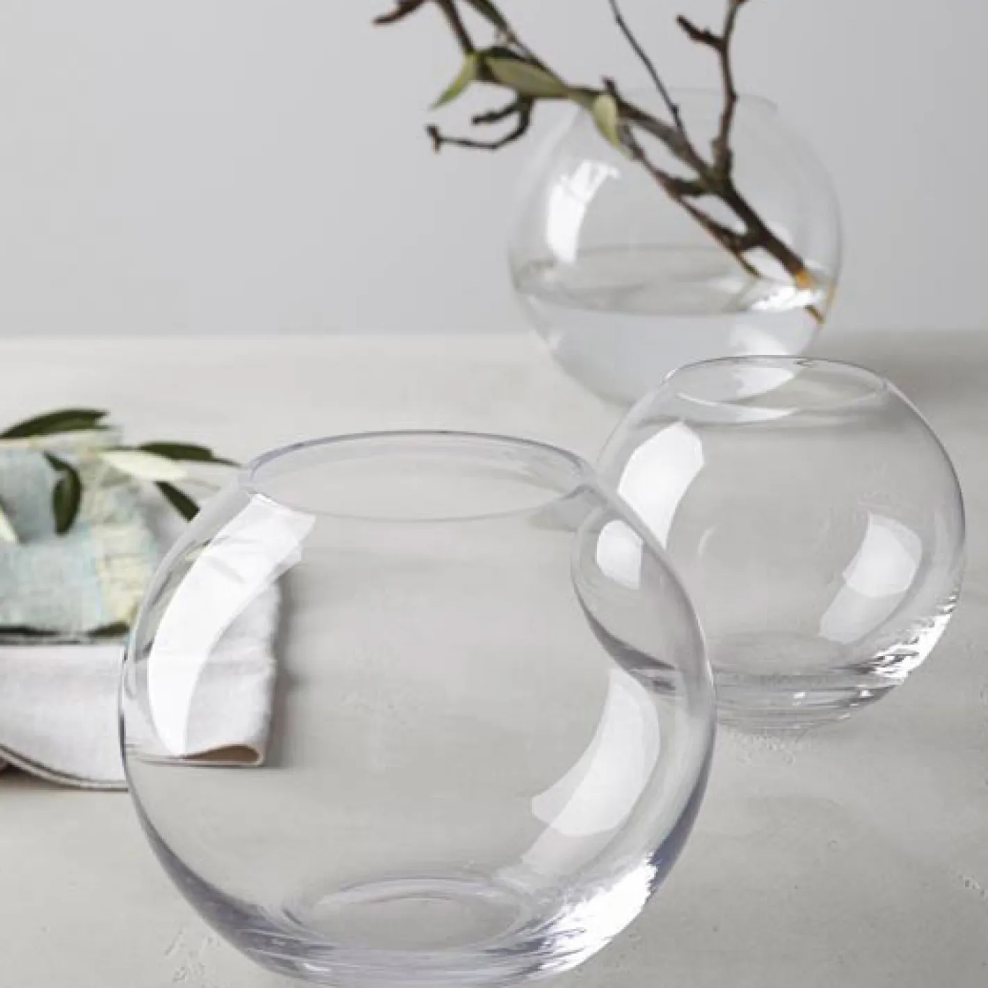 Glasvase BOCCIA 20 cm in Kugelform*LEONARDO Best