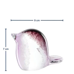 Glasvogel VIVACE 7 cm rosé/lila*LEONARDO