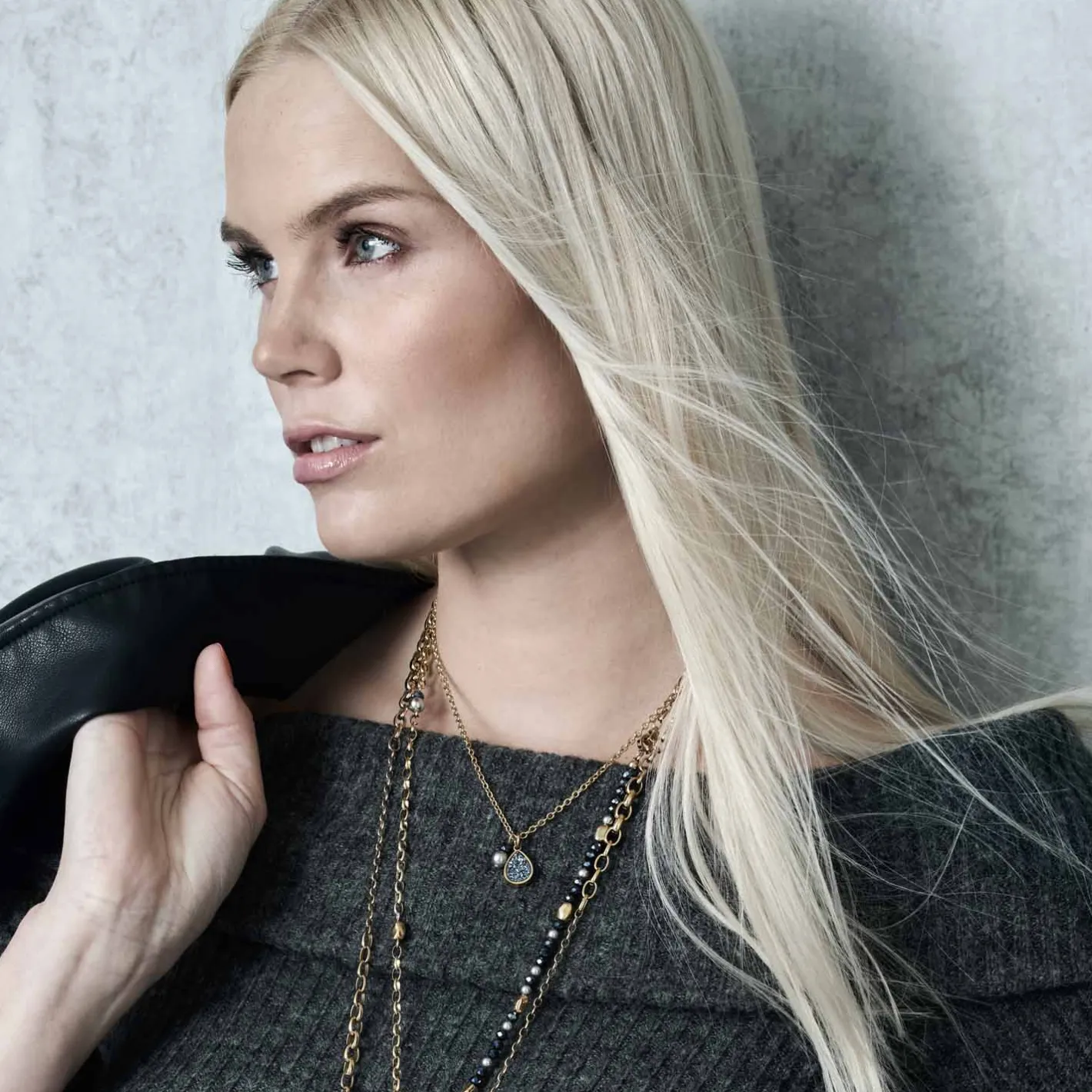 Halskette ALINE 45 cm gold*LEONARDO Online