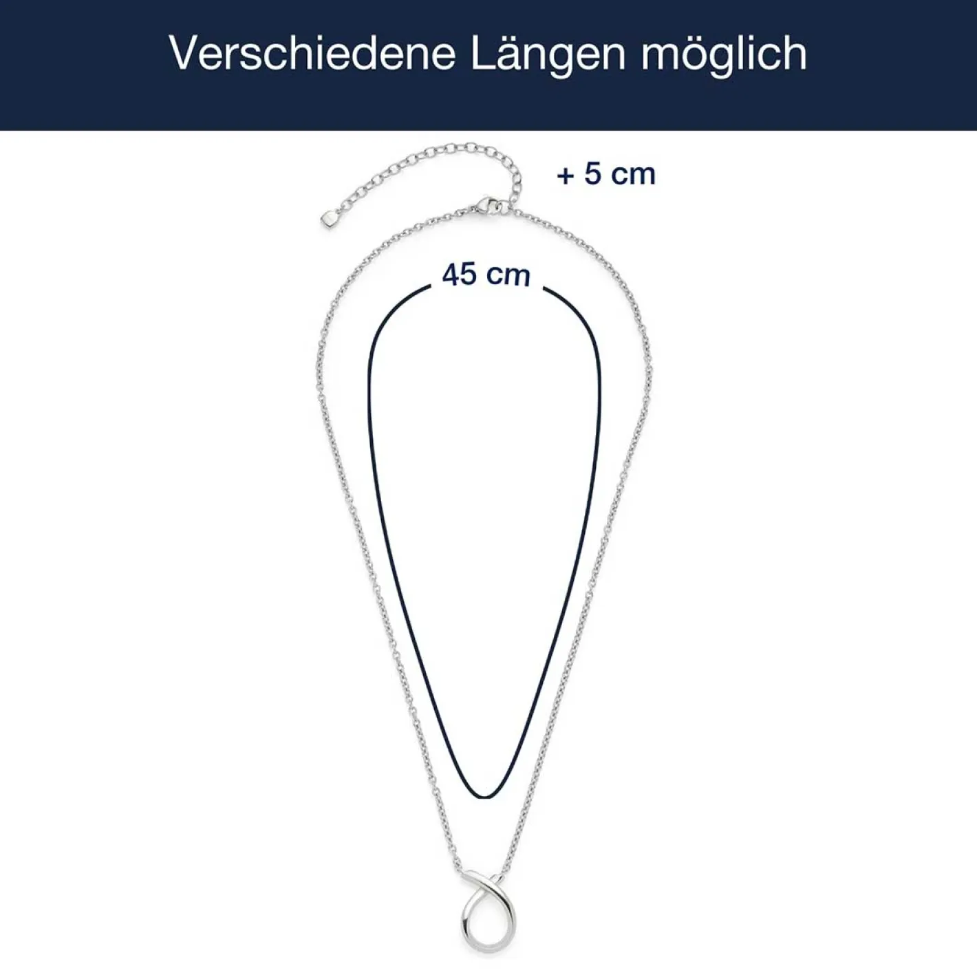 Halskette ANJA 45 cm Clip & Mix*LEONARDO Discount