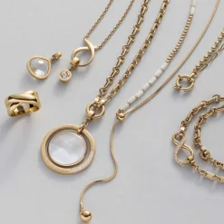 Halskette ANJA 45 cm gold Clip & Mix*LEONARDO Online