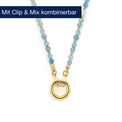 Halskette BISCA 80 cm gold Clip & Mix*LEONARDO Sale