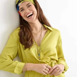 Halskette BISCA 80 cm gold Clip & Mix*LEONARDO Sale