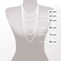 Halskette BISCA 80 cm gold Clip & Mix*LEONARDO Sale