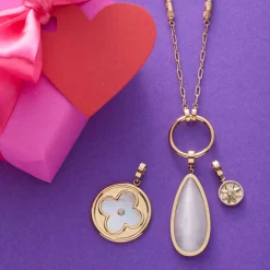 Halskette CARONNA gold Clip & Mix*LEONARDO Clearance