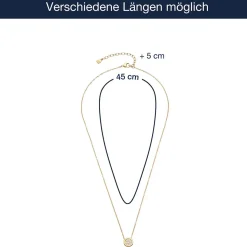 Halskette CATHERINE 45 cm gold*LEONARDO Discount