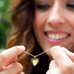 Halskette COLETTA 42 cm gold mit persönlicher Gravur*LEONARDO Discount