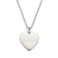 Halskette COLETTA 42 cm silber mit persönlicher Gravur*LEONARDO Discount
