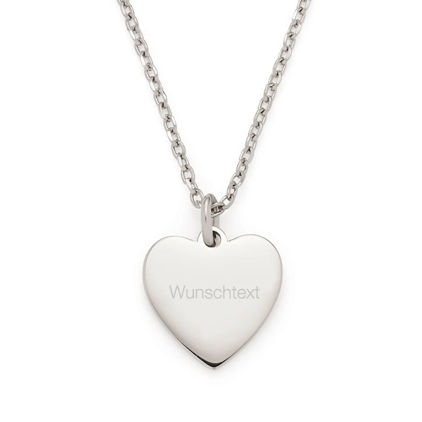 Halskette COLETTA 42 cm silber mit persönlicher Gravur*LEONARDO Discount