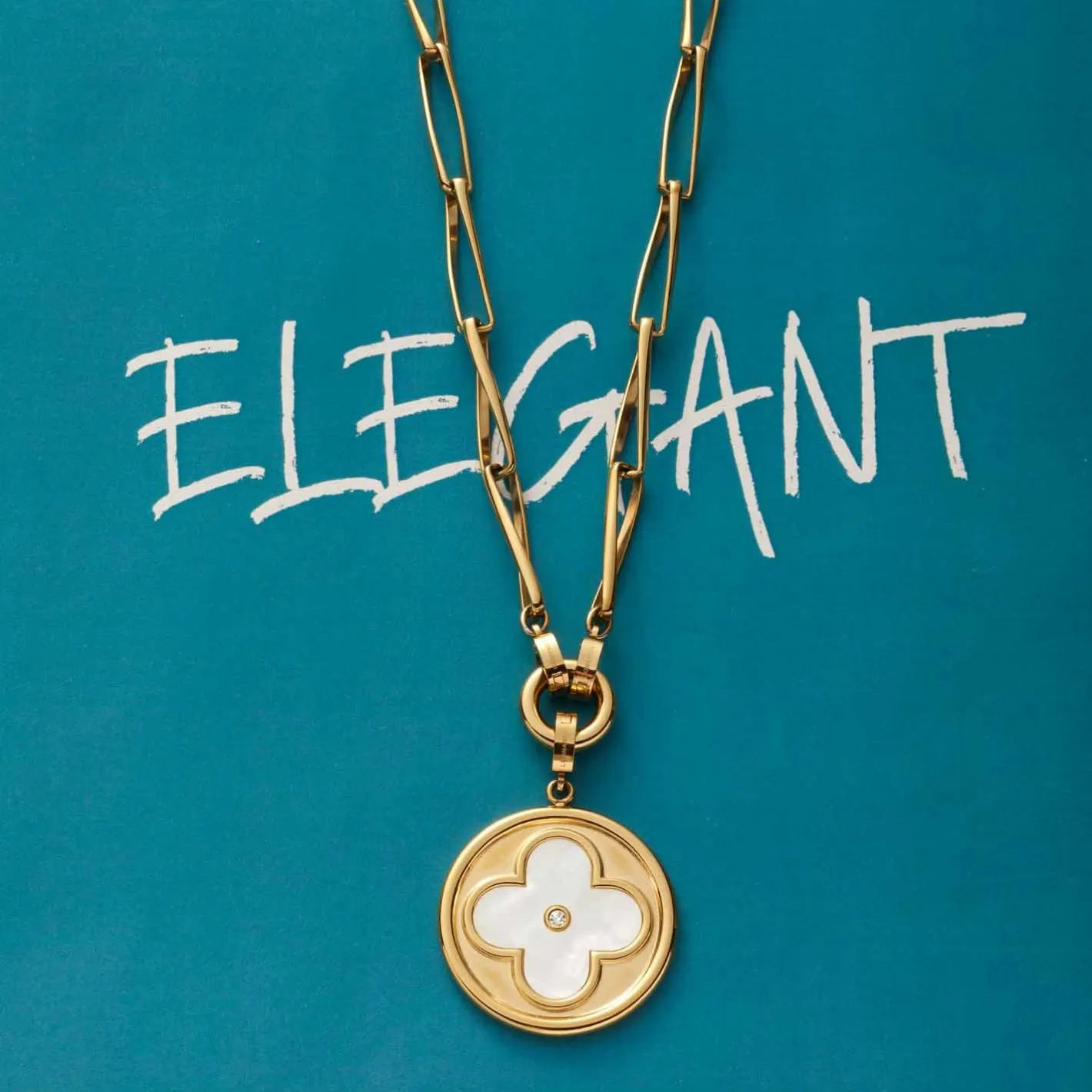 Halskette CONSENZA 70 cm gold Clip & Mix*LEONARDO New