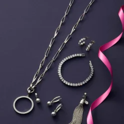 Halskette CONSENZA 70 cm silber Clip & Mix*LEONARDO Clearance