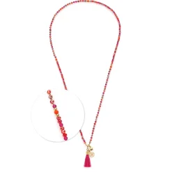 Halskette DONNA 80 cm pink Sommer*LEONARDO