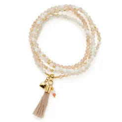 Halskette DONNA 80 cm sand Sommer*LEONARDO New