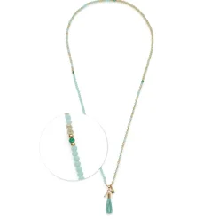 Halskette DONNA 80 cm türkis Sommer*LEONARDO Discount