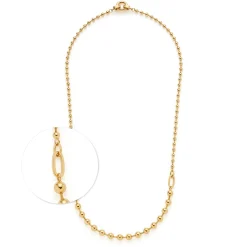 Halskette DOTTY 60 cm gold Clip & Mix*LEONARDO Hot