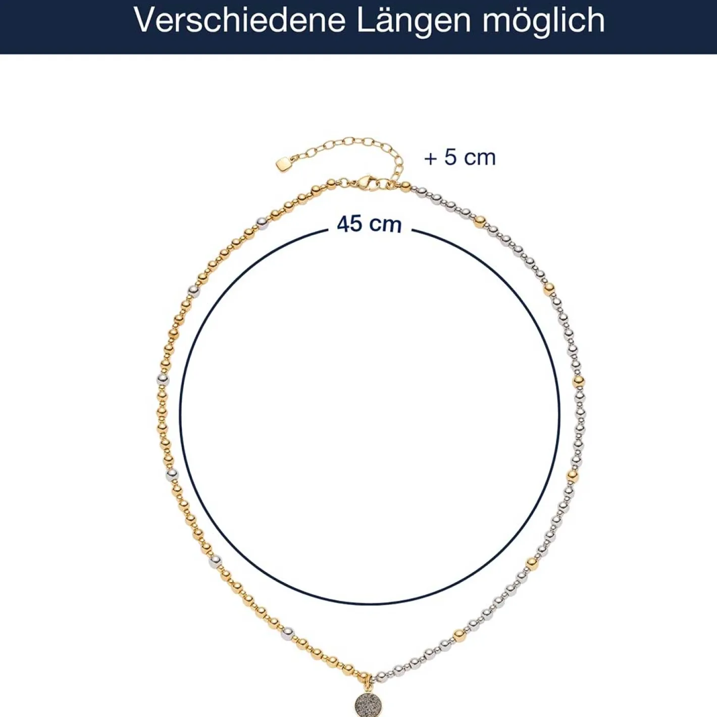 Halskette ELAINE 45 cm gold*LEONARDO Outlet