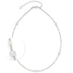 Halskette ELSANA 42 cm silber*LEONARDO Outlet