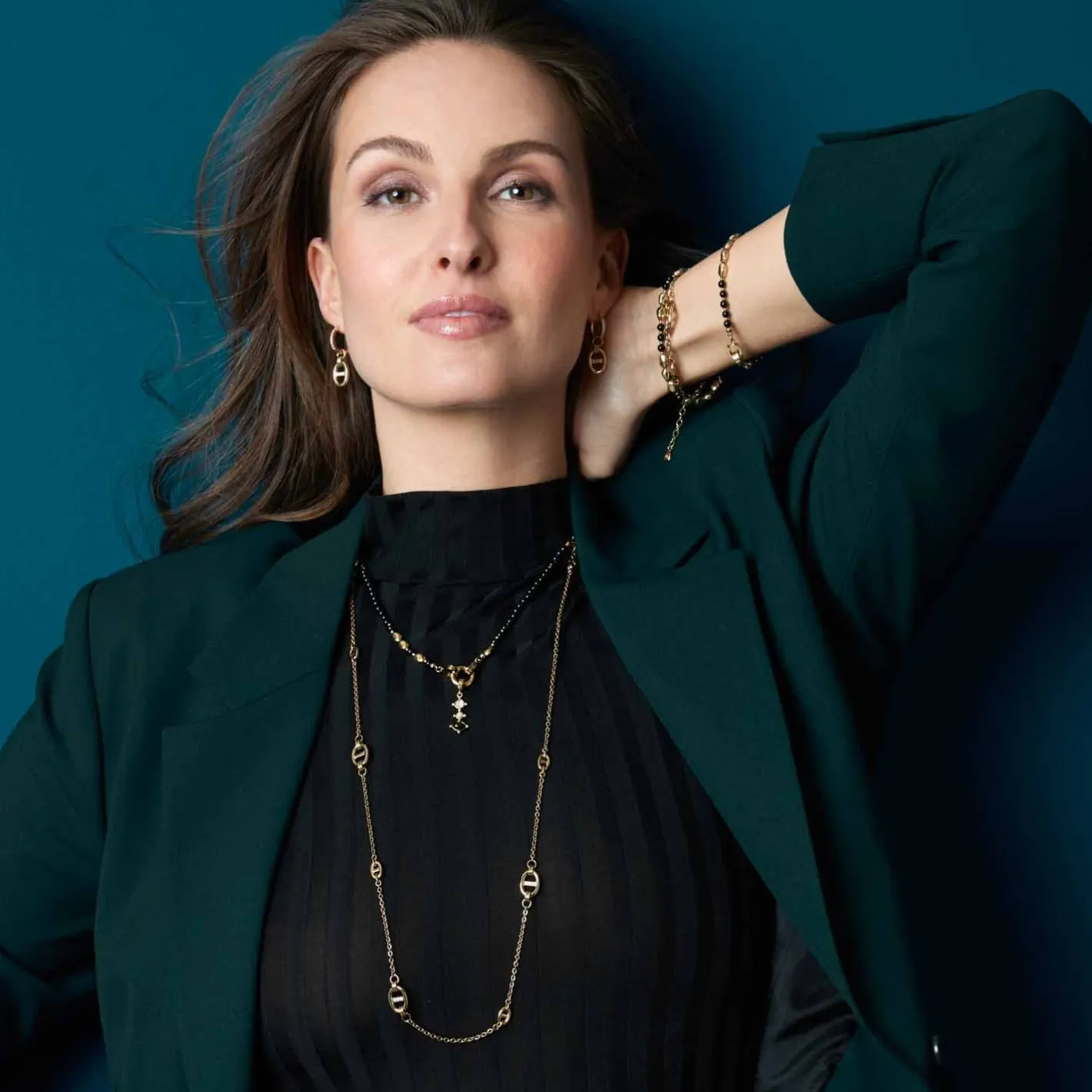 Halskette HERMA 80 cm gold*LEONARDO New