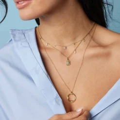 Halskette LIORA 42 cm gold CIAO*LEONARDO Clearance