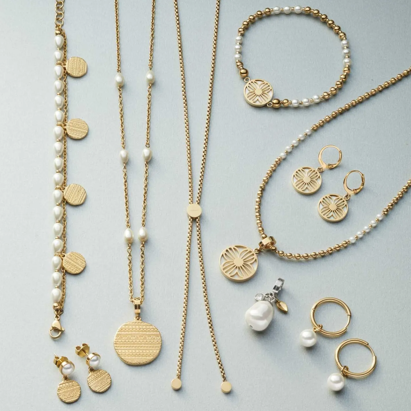 Halskette LIV 90 cm gold Clip & Mix*LEONARDO Best