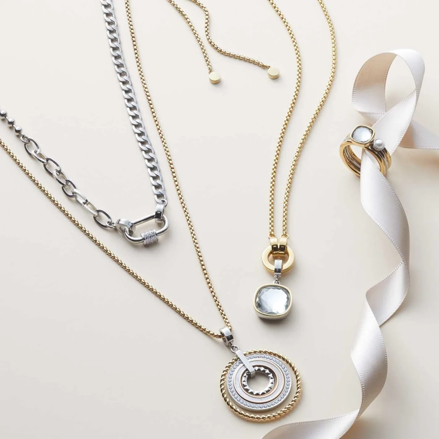 Halskette LIV 90 cm gold Clip & Mix*LEONARDO Best