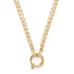 Halskette LIZZY 45 cm gold Clip & Mix*LEONARDO New