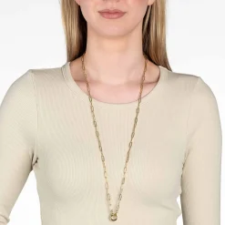 Halskette MODA 80 cm gold Clip & Mix*LEONARDO Hot