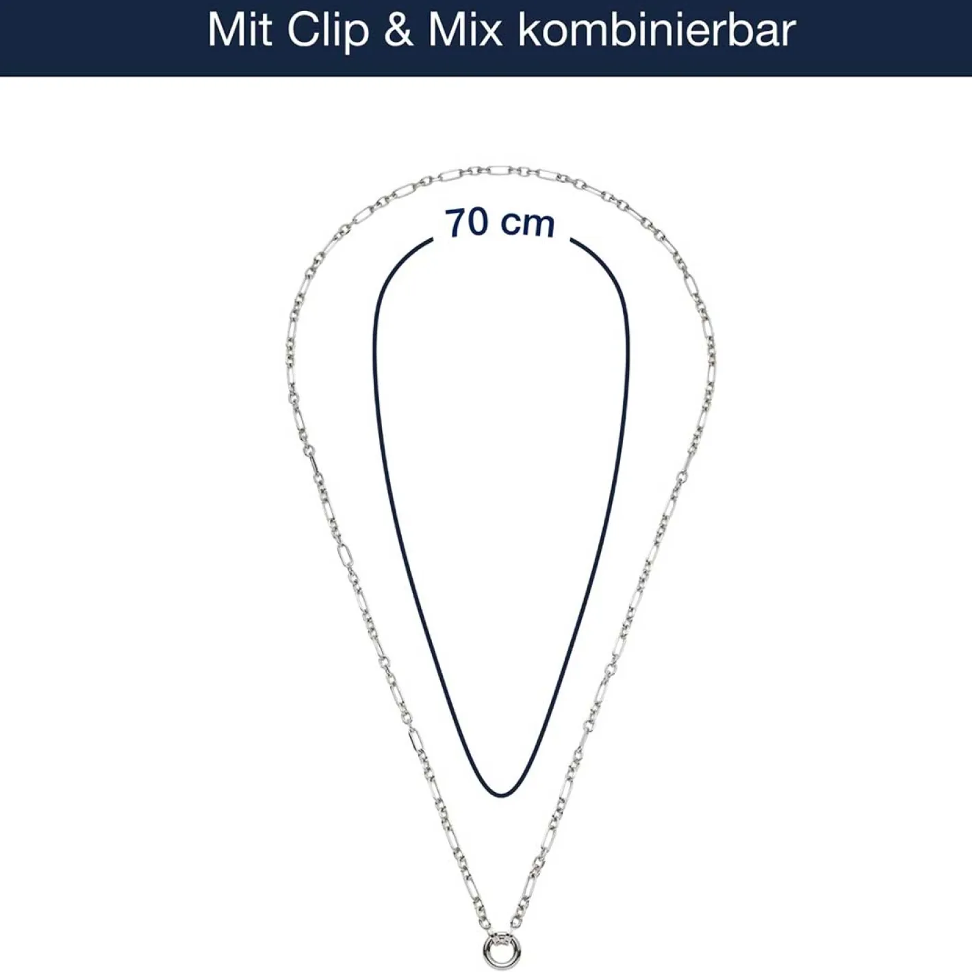 Halskette NINON 70 cm Clip & Mix*LEONARDO Outlet