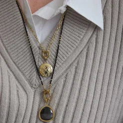 Halskette NINON Clip & Mix 70 cm gold*LEONARDO Outlet