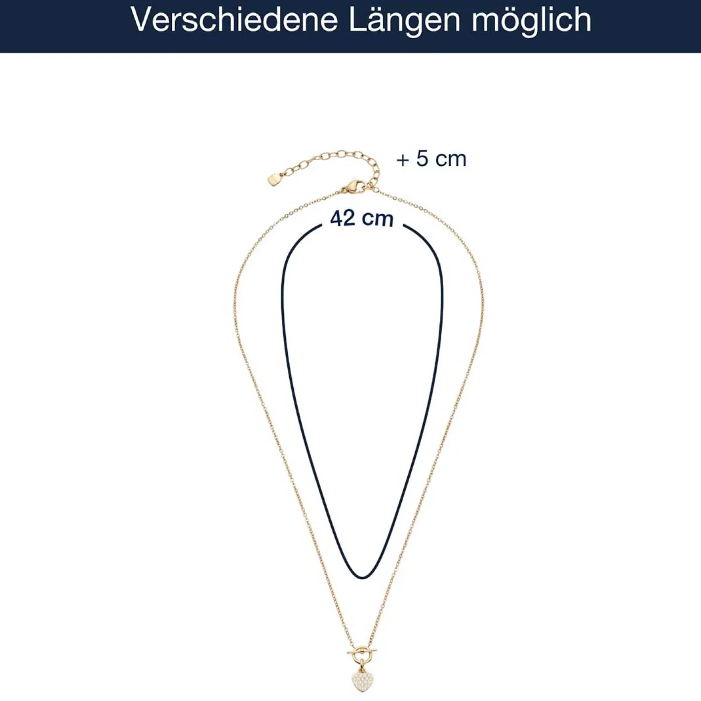 Halskette NOEMI 42 cm gold CIAO*LEONARDO Online