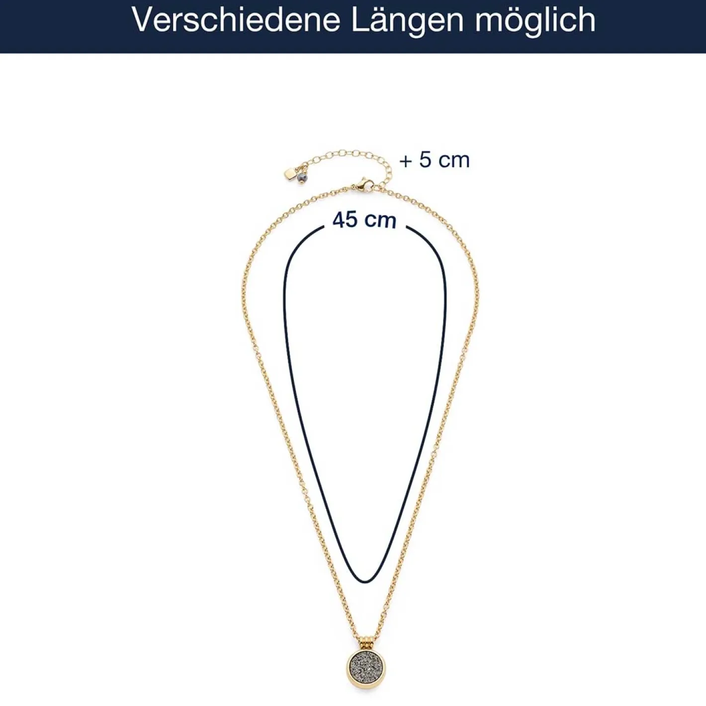 Halskette ODELLE 45 cm gold*LEONARDO New