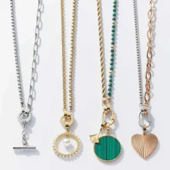 Halskette PAOLA 70 cm gold Clip & Mix*LEONARDO New