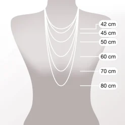 Halskette PILEA 45 cm mit persönlicher Gravur*LEONARDO Sale