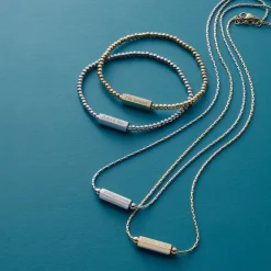 Halskette PILEA 45 cm mit persönlicher Gravur*LEONARDO Sale