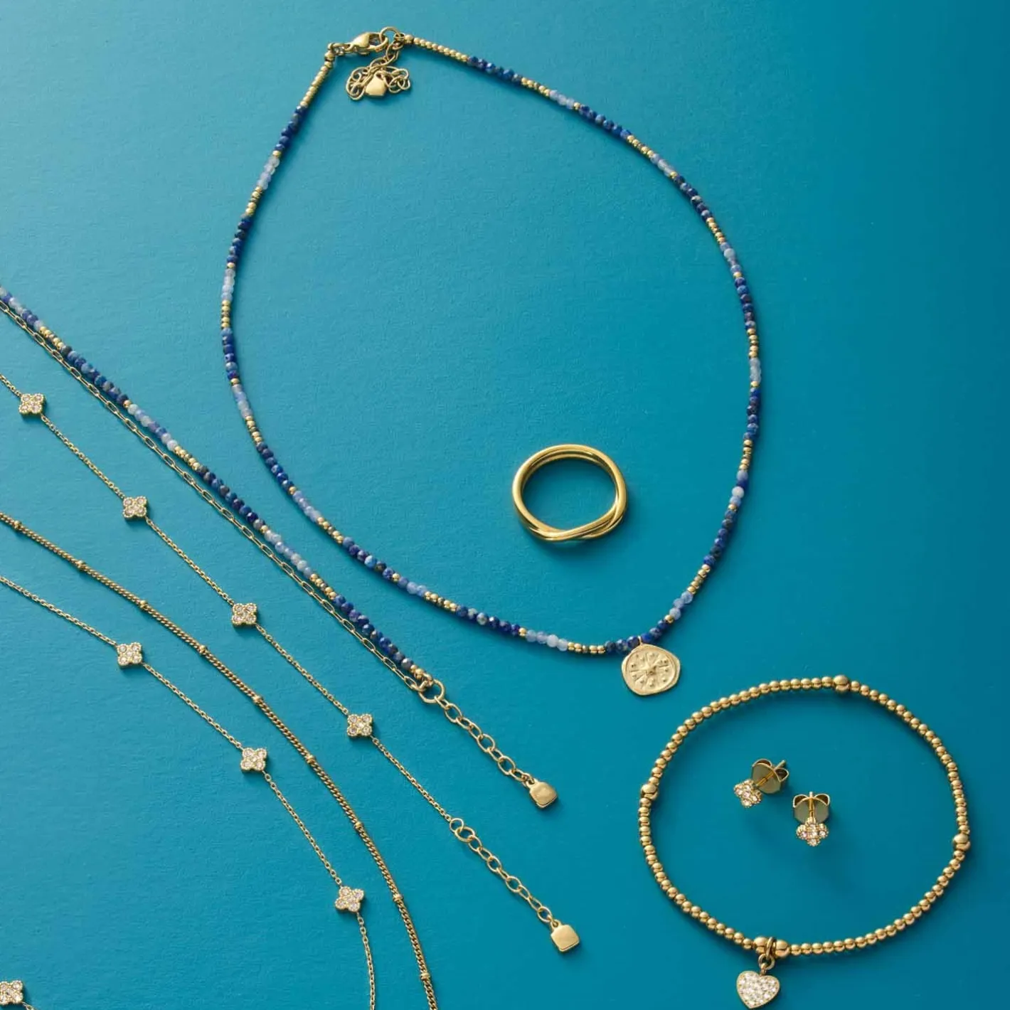 Halskette ROSE 42 cm gold CIAO*LEONARDO Clearance