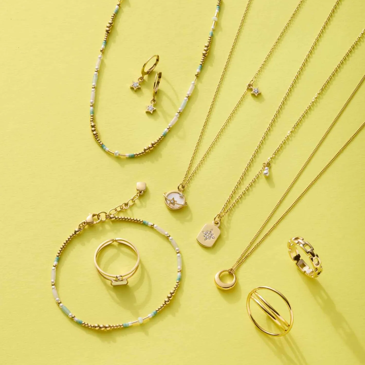 Halskette SATTELITE 42 cm gold CIAO*LEONARDO Clearance