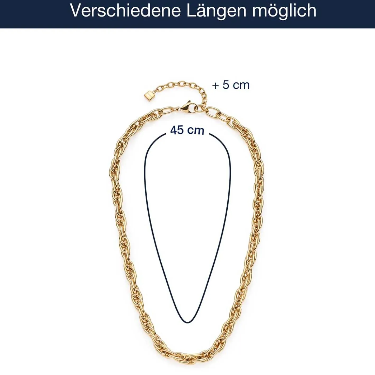 Halskette SINA 45cm gold*LEONARDO Best