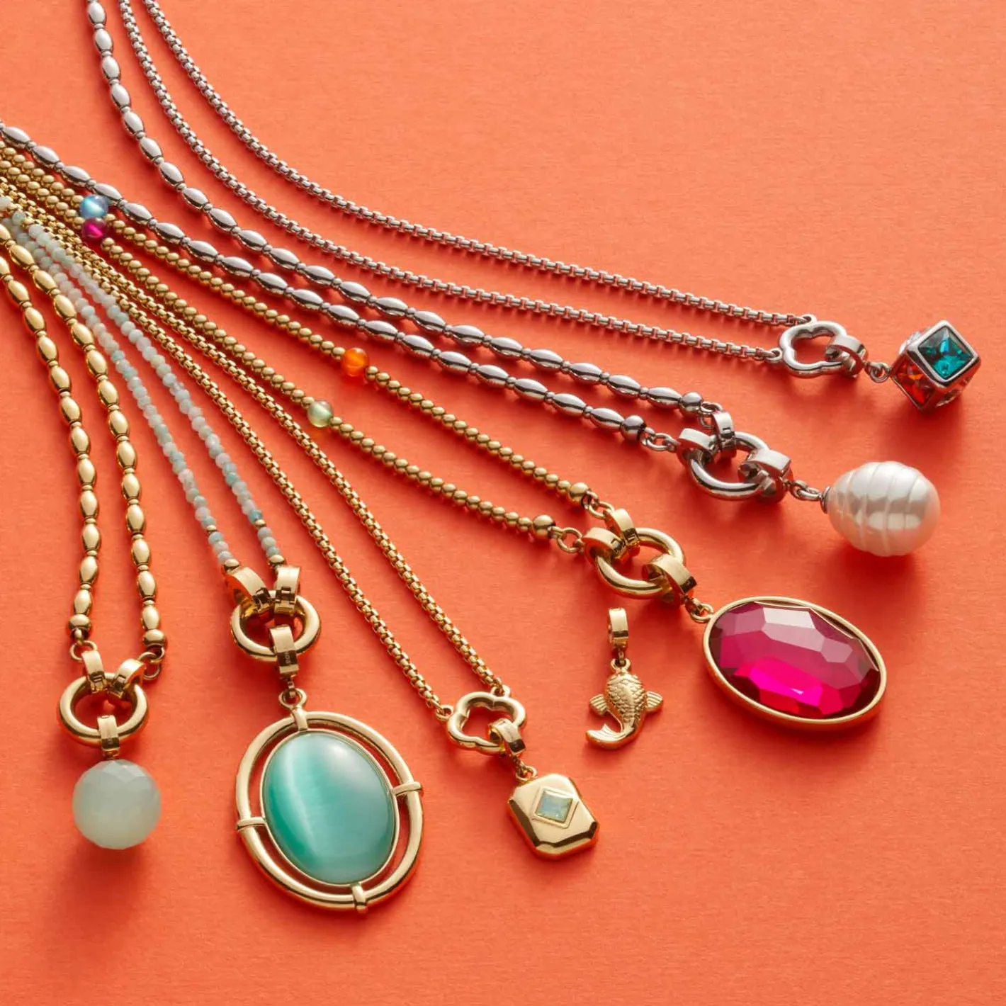 Halskette SMILE 45 cm Clip & Mix*LEONARDO Best