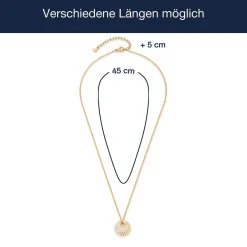 Halskette SUE AMOUR 45 cm gold Valentine Special*LEONARDO Hot