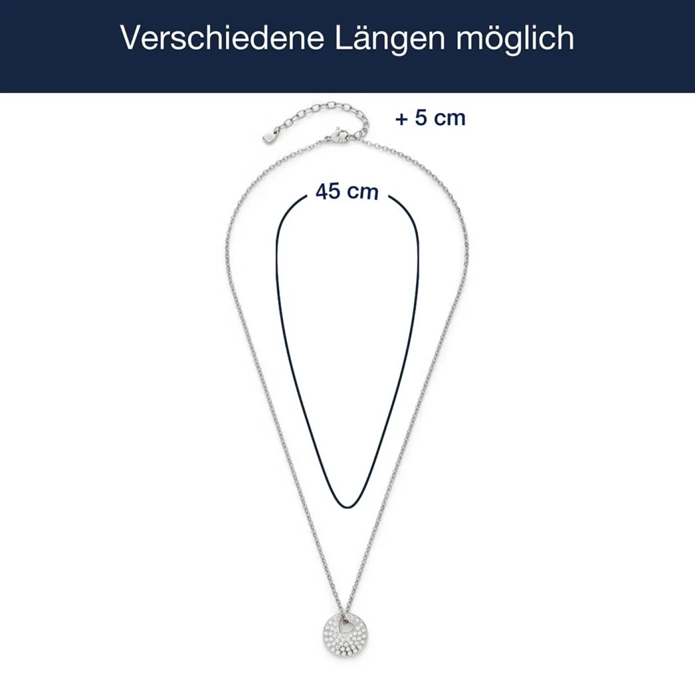 Halskette SUE AMOUR 45 cm Valentine Special*LEONARDO Best