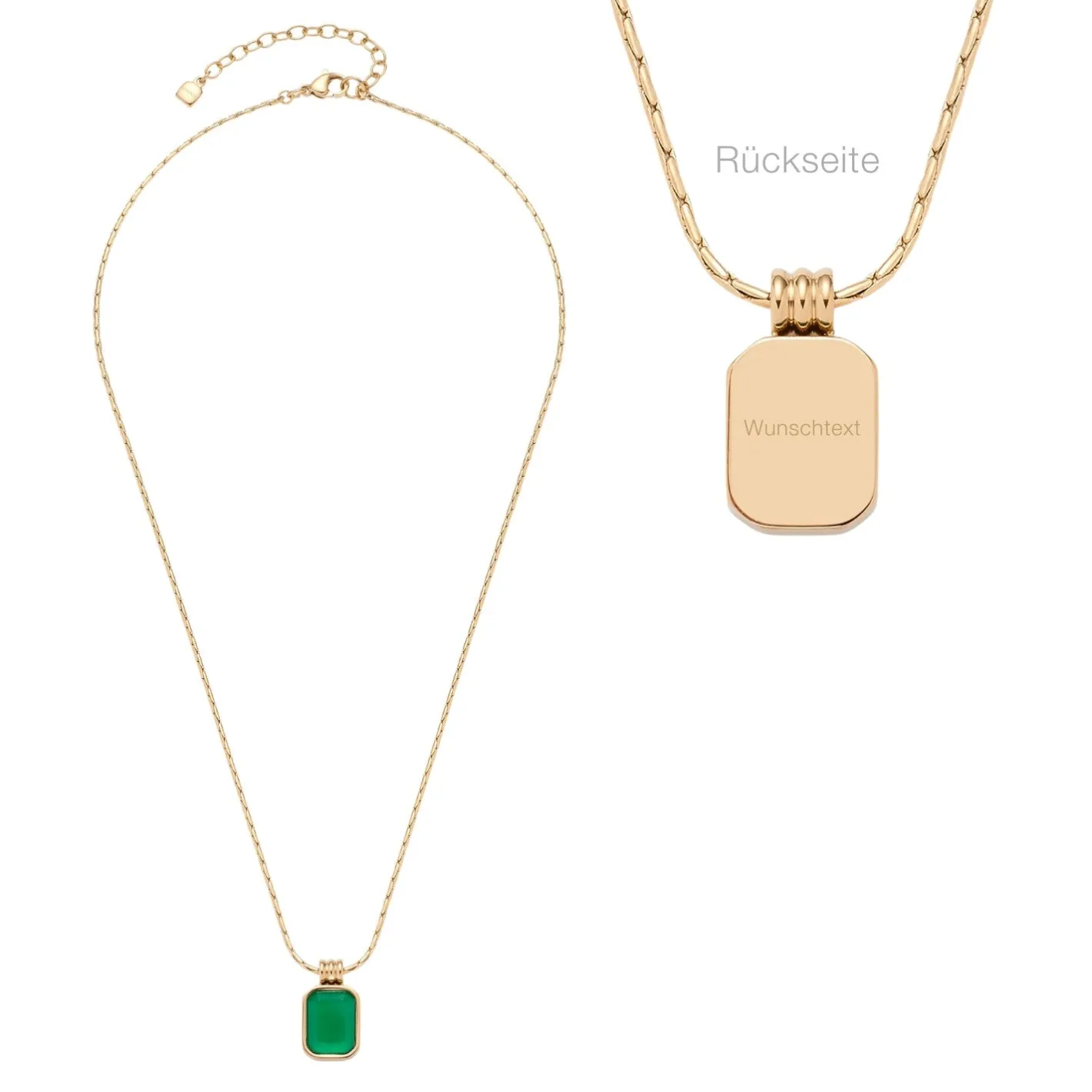 Halskette SUSA 42 cm mit persönlicher Gravur*LEONARDO Sale