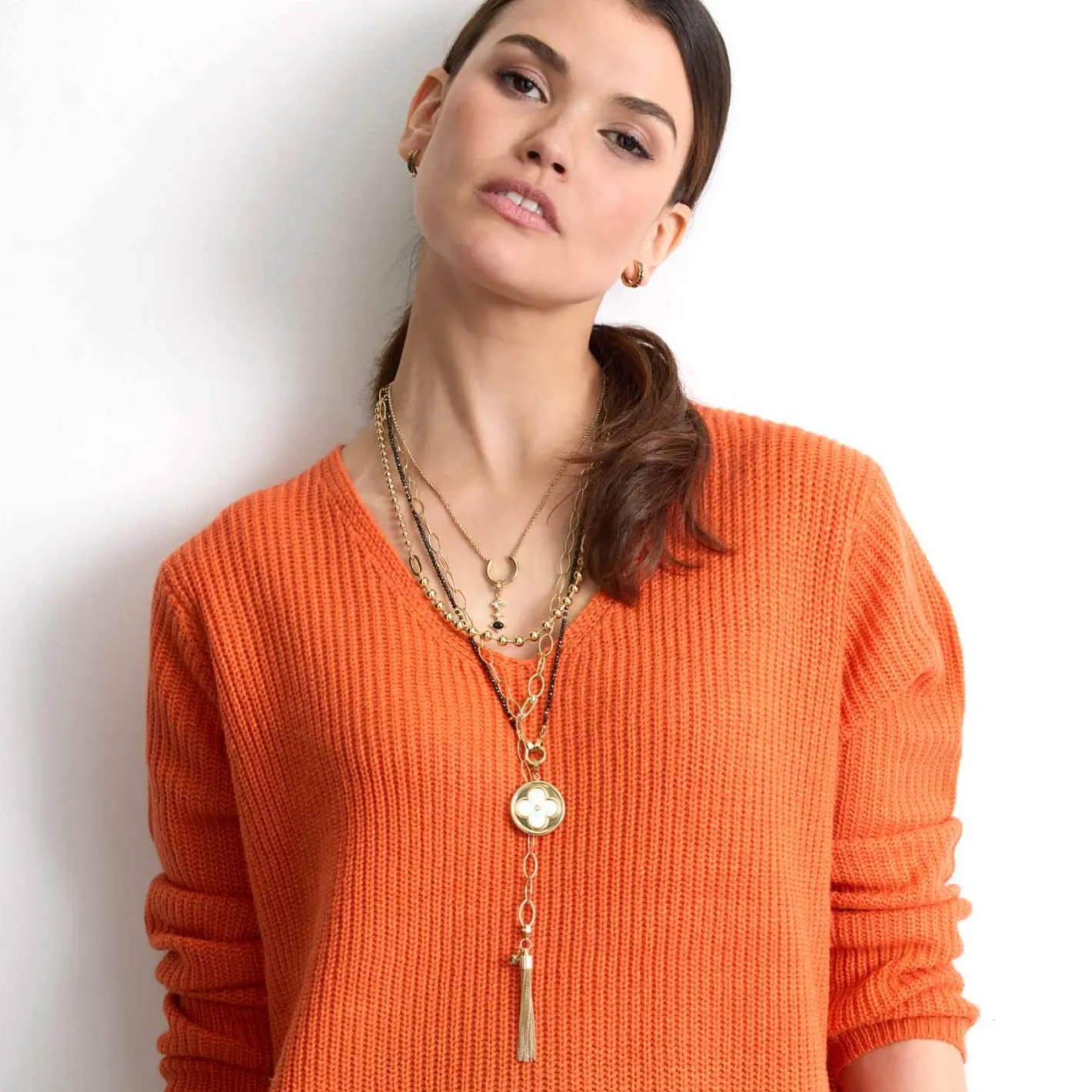 Halskette TORY 80 cm gold*LEONARDO Sale