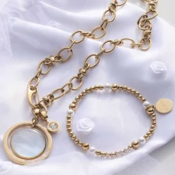 Halskette VIRGINIA 50 cm gold*LEONARDO Sale