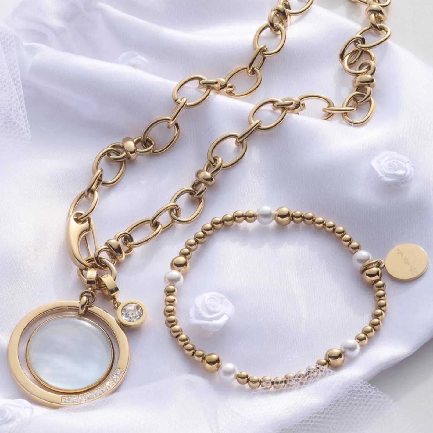 Halskette VIRGINIA 50 cm gold*LEONARDO Sale