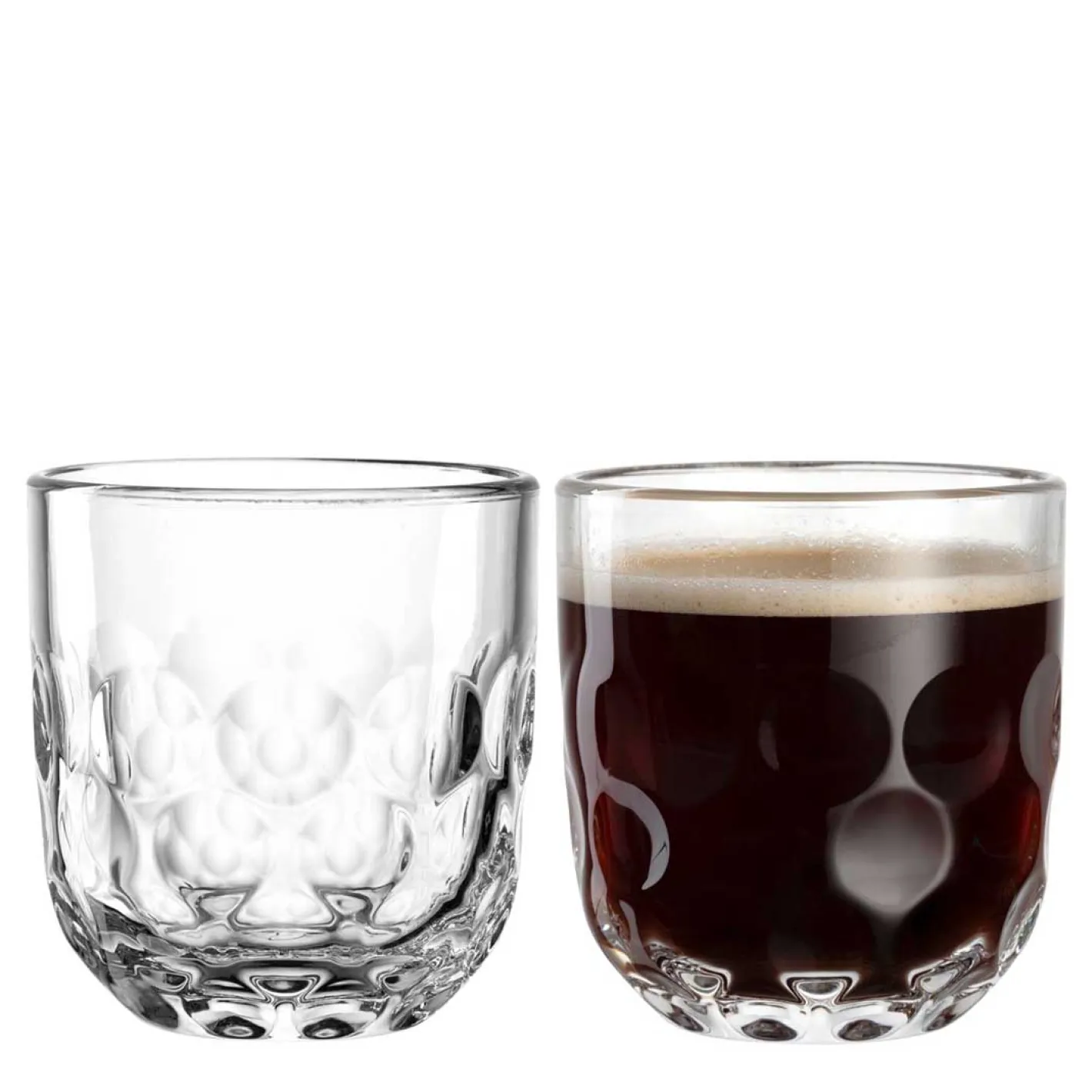 Kaffeeglas GOCCE 220ml 1. Variante 2er-Set*LEONARDO Online
